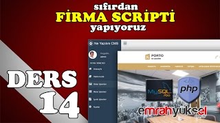 91-Php Dersleri - Bölüm 14- Pdo Yönetim Panelli Porto Firma Scripti Hakkımızda modülü yapımı-02